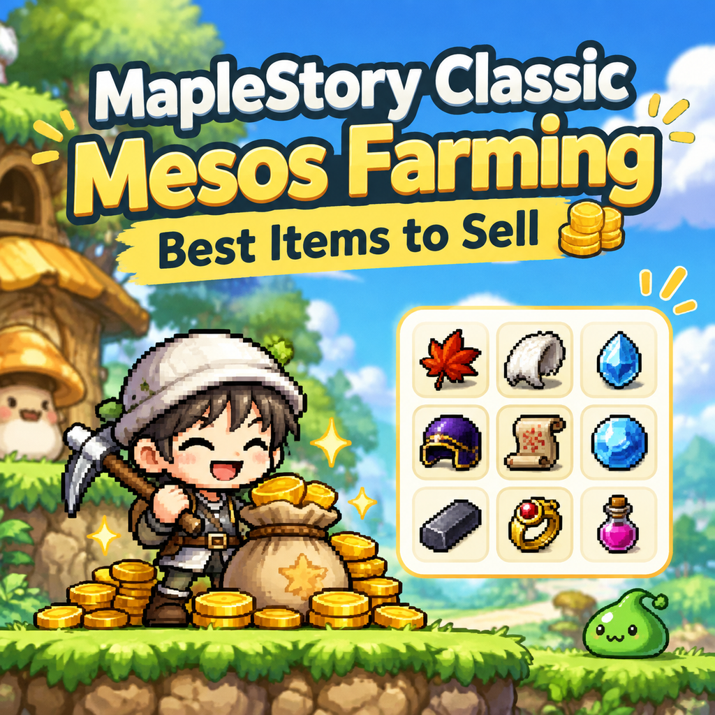 MapleStory Classic Mesos Farming: Best Items to Sell MapleStory Classic Mesos Farming: Best Items to Sell